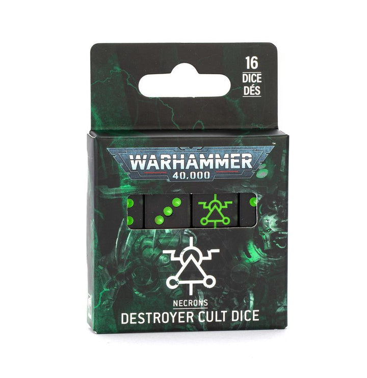 Necrons Destroyer Cult Dice (49-47) (Necrons-Destruktorkult-Würfel)