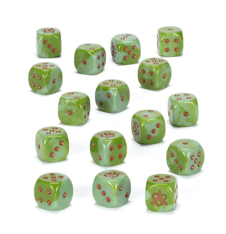 Maggotkin of Nurgle Dice (83-95) (Würfelset der Madensippe des Nurgle)
