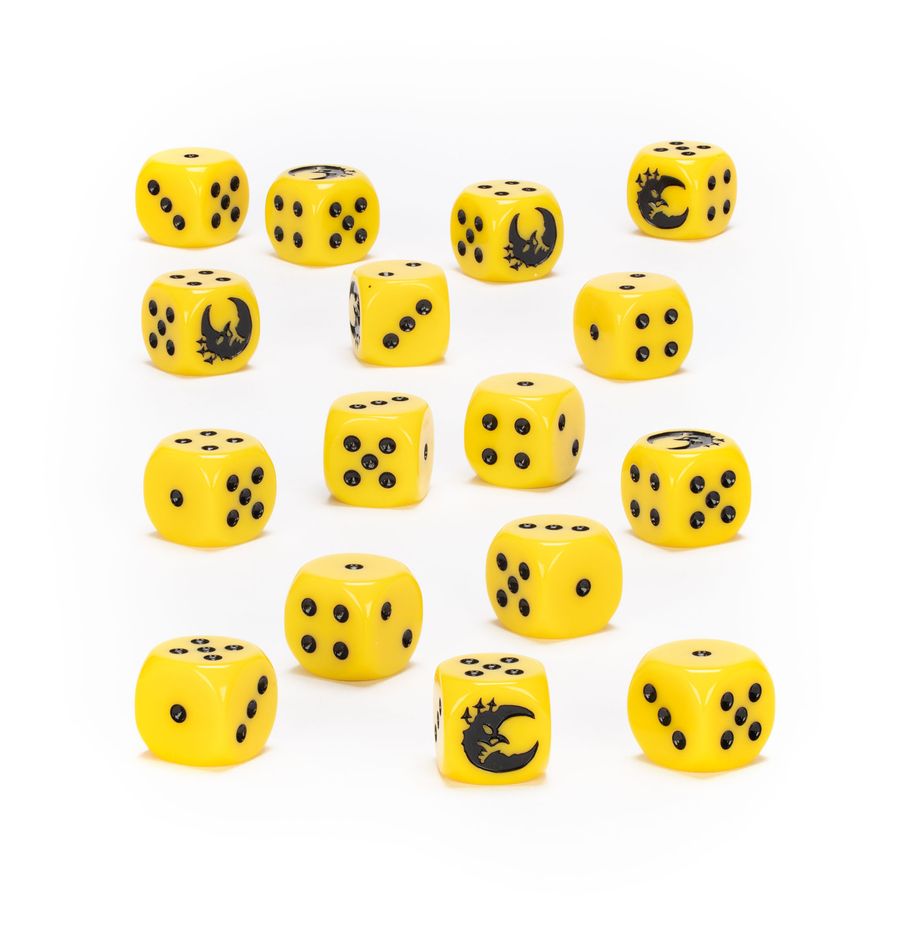 Gloomspite Gitz: Dice Set (89-77) (Würfelset der Mondwahn-Gits)
