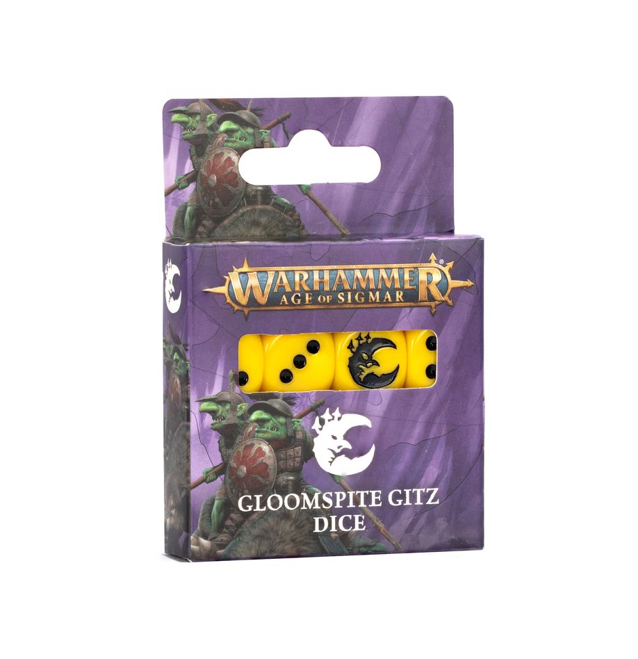Gloomspite Gitz: Dice Set (89-77) (Würfelset der Mondwahn-Gits)