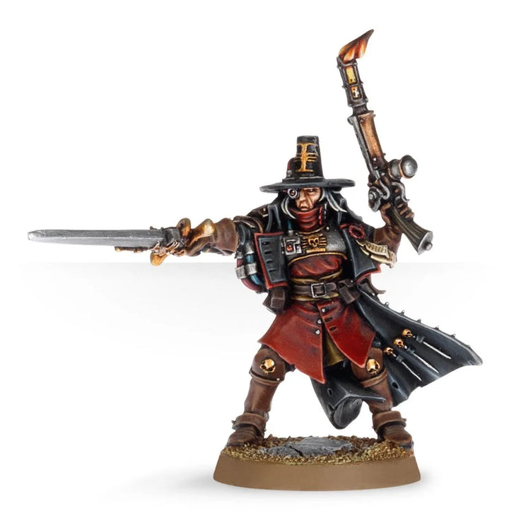 Space Marines : Inquisitor with Inferno Pistol &amp; Power Sword (Mail Order) (Inquisitor mit Infernopistole &amp; Energieschwert)