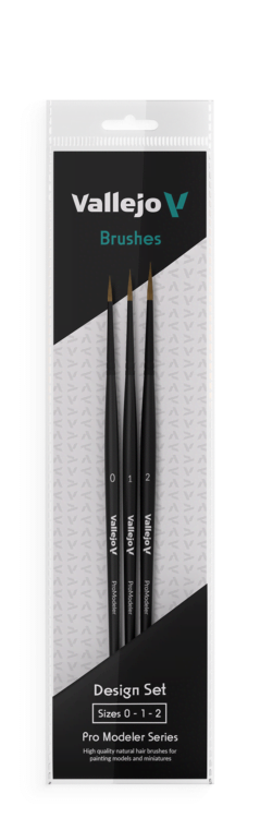 Vallejo - Pro Modeler - Design Set - Natural Hair - (Sizes 0 - 1 - 2)
