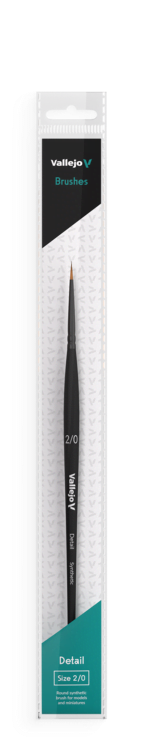 Vallejo - Detail - Round Synthetic Brush - Size 2/0
