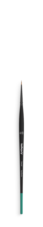 Vallejo - Detail - Round Synthetic Brush - Size 4/0