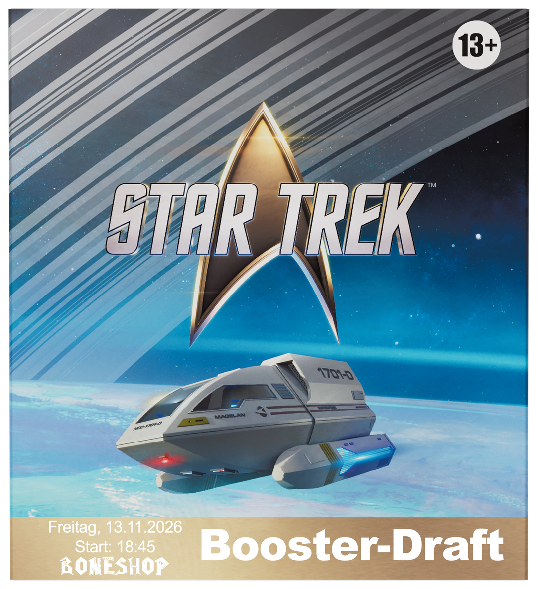 Freitag 13.11. - Star Treck - BOOSTER DRAFT - 18:30 Uhr / 18:45 Uhr
