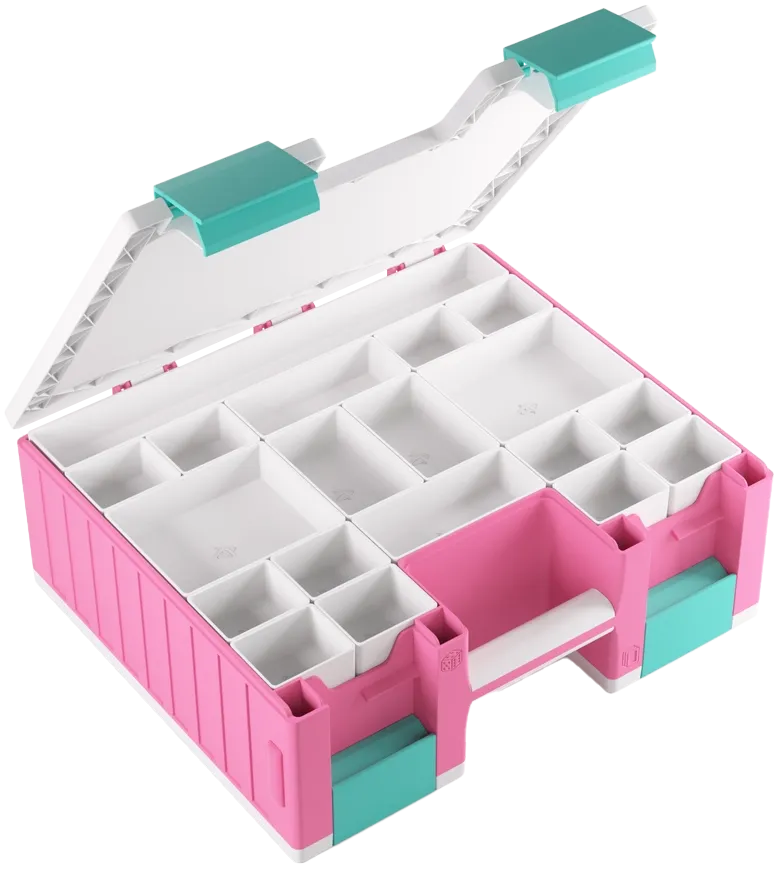 Gamegenic Advanced Box - Game Castle - Pink/ Weiß/ Teal