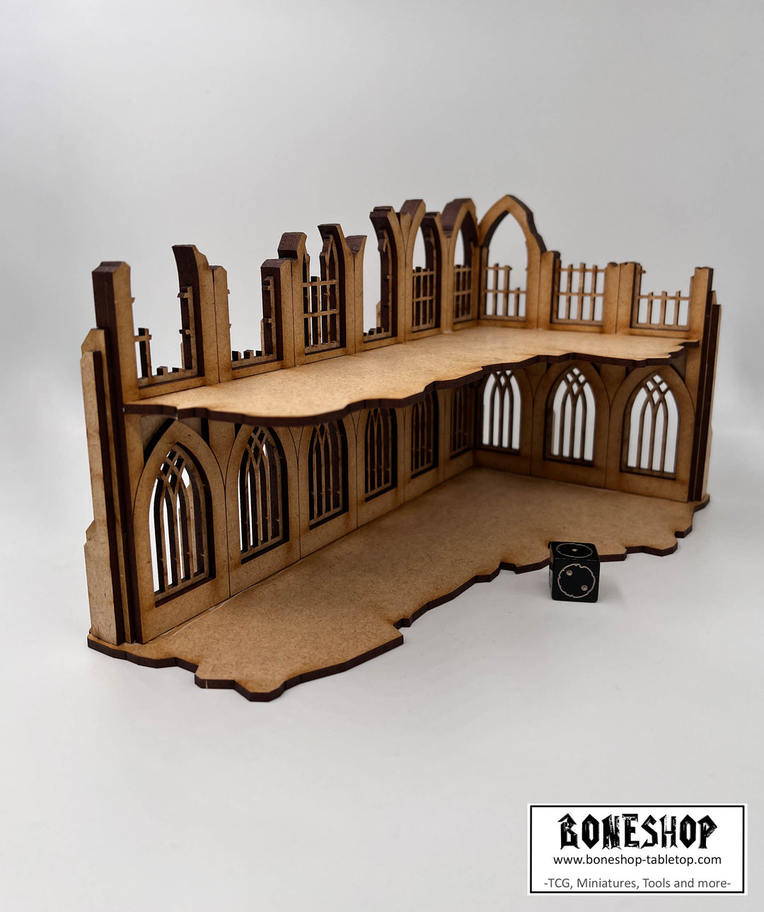 Tabletop Gebäude Gelände "Gotische Ruinen" - 28-35mm Wargames