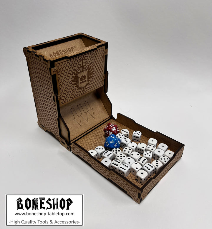 Foldable Dice Tower - Space-saving, Affordable, Customizable, and High-Quality