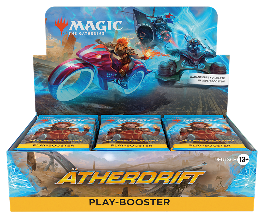 Aetherdrift - Play Booster Display (incl. 2-card Box Topper) - German