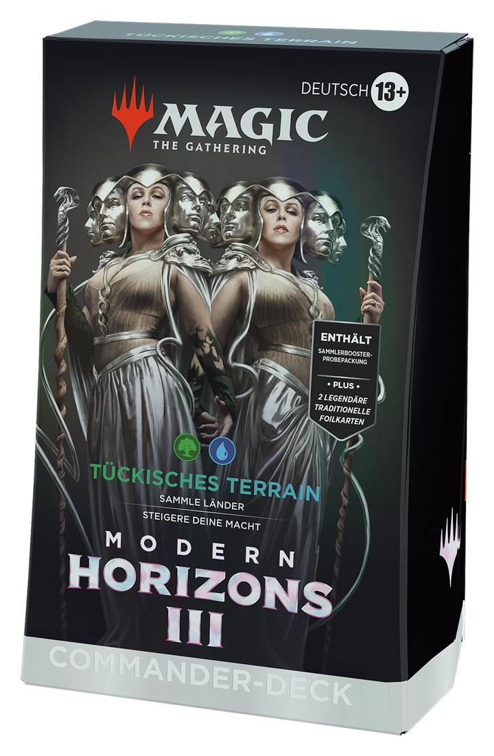 Modern Horizons 3 - Commander-Deck Tückisches Terrain - deutsch