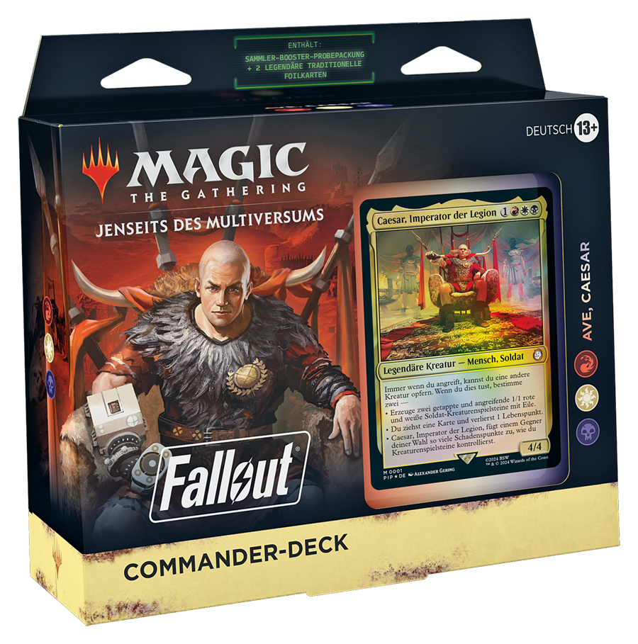 Universes Beyond: Fallout - Commander-Deck Ave, Caesar - deutsch