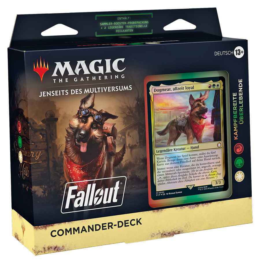 Universes Beyond: Fallout - Commander-Deck Kampfbereite Überlebende - deutsch