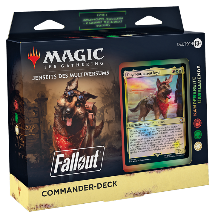 Universes Beyond: Fallout - Commander-Deck Kampfbereite Überlebende - deutsch