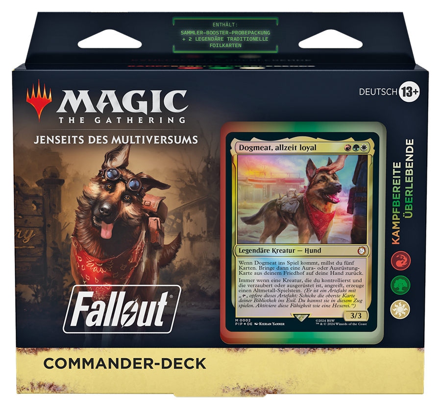 Universes Beyond: Fallout - Commander-Deck Kampfbereite Überlebende - deutsch