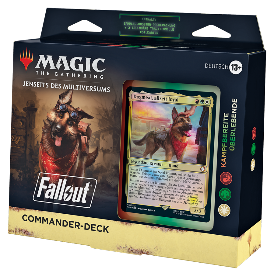Universes Beyond: Fallout - Commander-Deck Kampfbereite Überlebende - deutsch