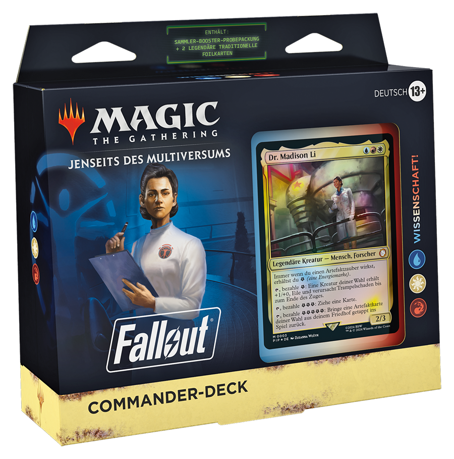 Universes Beyond: Fallout - Commander-Deck Wissenschaft! - deutsch