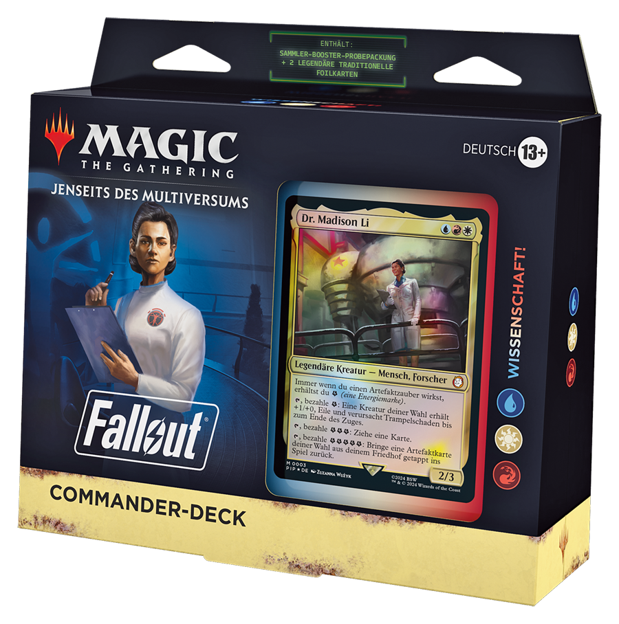 Universes Beyond: Fallout - Commander-Deck Wissenschaft! - deutsch