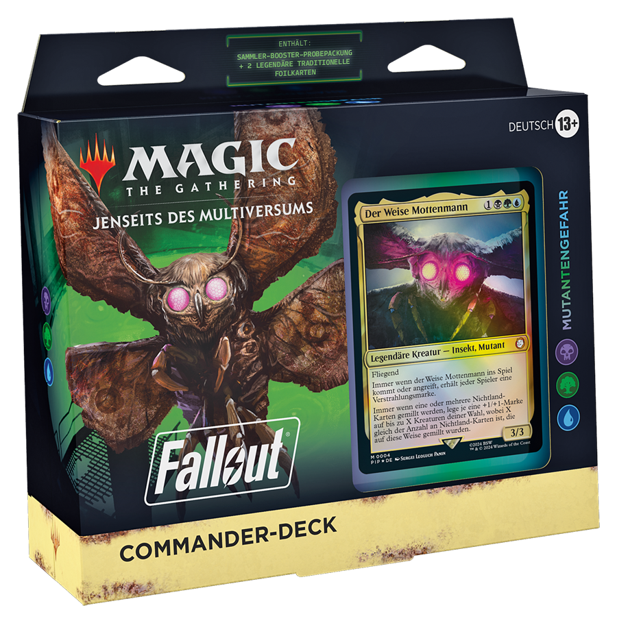 Universes Beyond: Fallout - Commander-Deck Mutantengefahr - deutsch