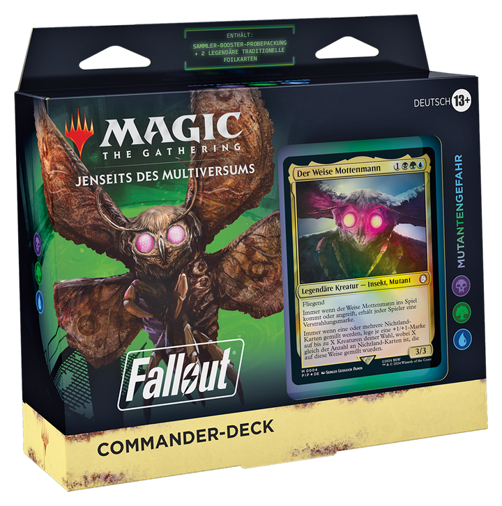 Universes Beyond: Fallout - Commander-Deck Mutantengefahr - deutsch