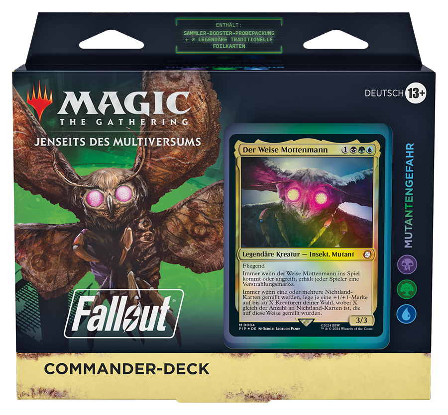 Universes Beyond: Fallout - Commander-Deck Mutantengefahr - deutsch