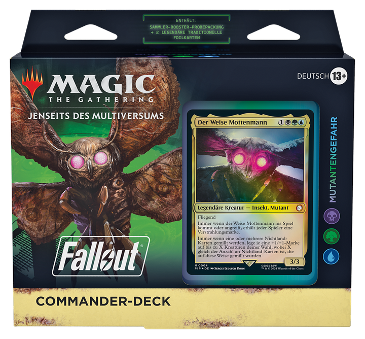 Universes Beyond: Fallout - Commander-Deck Mutantengefahr - deutsch