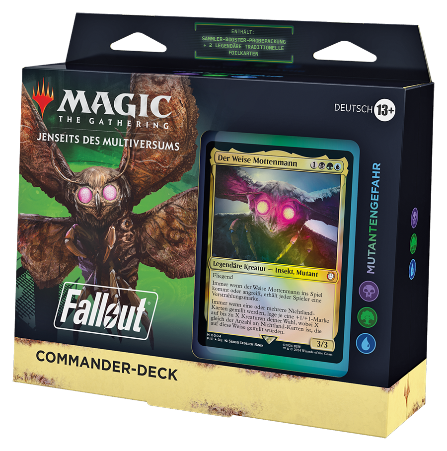 Universes Beyond: Fallout - Commander-Deck Mutantengefahr - deutsch