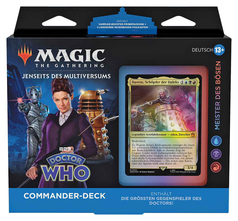 Jenseits des Multiversums: Doctor Who - Commander-Deck Meister des Bösen - deutsch
