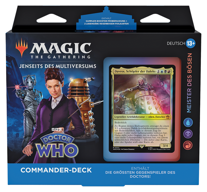 Jenseits des Multiversums: Doctor Who - Commander-Deck Meister des Bösen - deutsch