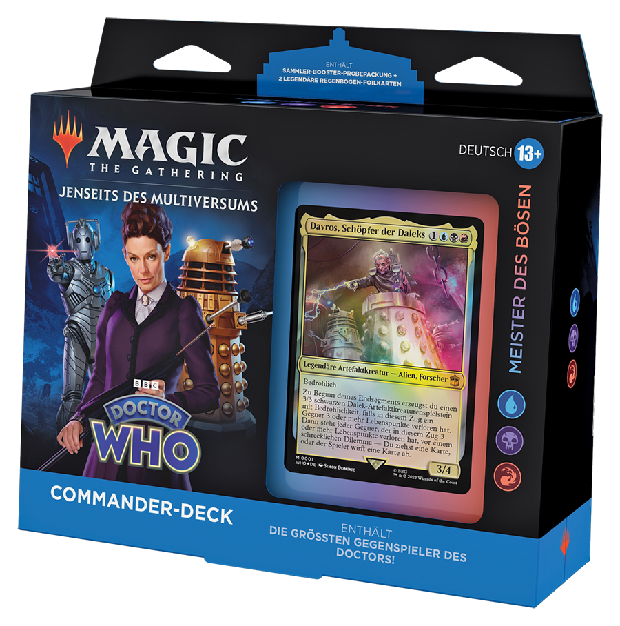 Jenseits des Multiversums: Doctor Who - Commander-Deck Meister des Bösen - deutsch