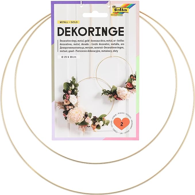 Decorative Rings Set 25cm &amp; 30cm Diameter Various Models