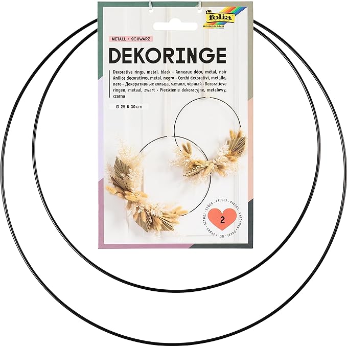 Decorative Rings Set 25cm &amp; 30cm Diameter Various Models