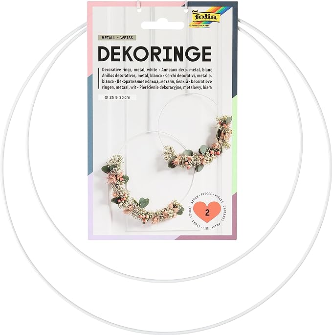 Decorative Rings Set 25cm &amp; 30cm Diameter Various Models