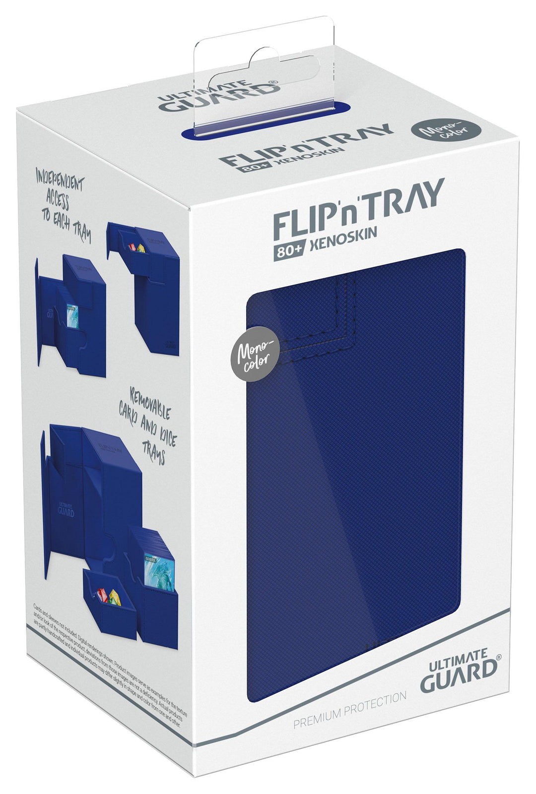Ultimate Guard Flip`n`Tray 80+ XenoSkin Monocolor Blue