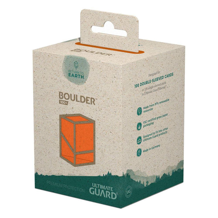 Ultimate Guard - Return To Earth - Boulder Deck Case 100+ Standardgröße Orange