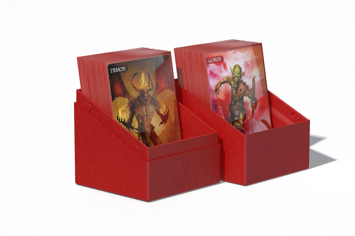 Ultimate Guard - Return To Earth - Boulder Deck Case 100+ Standardgröße Rot