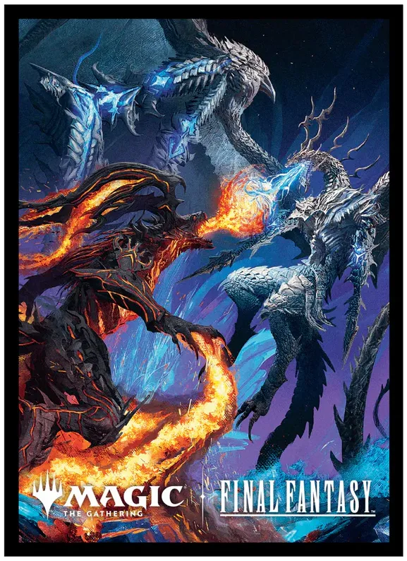 Ultra Pro Artwork Kartenhüllen - Standardgröße (100) - Bahamut &amp; Ifrit (FIN)