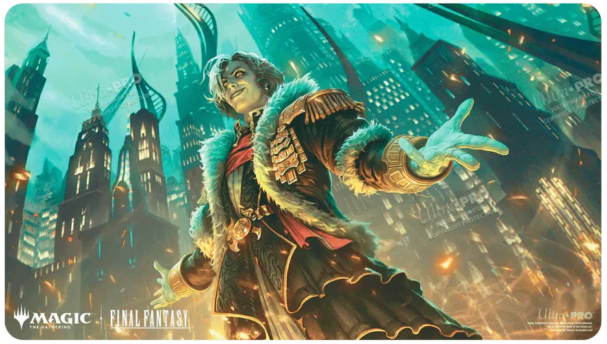 Ultra Pro Artwork Spielmatte - Standardgröße Double-Sided (ca. 61x34 cm) - Emet-Selch, Unsundered / Hades, Sorcerer of Eld (FIN)