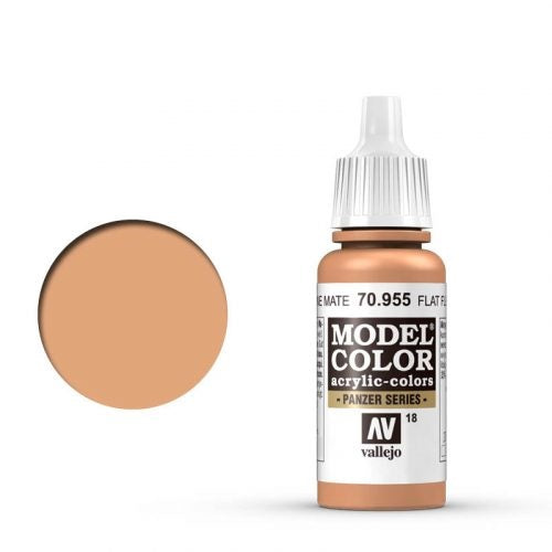 Vallejo Model Color: 018 Beige Hautfarbe (Flat Flesh), 17 ml (955)