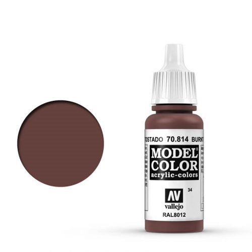 Vallejo Model Color: 034 Rot Gebrannt (Burnt Red), 17 ml (814)