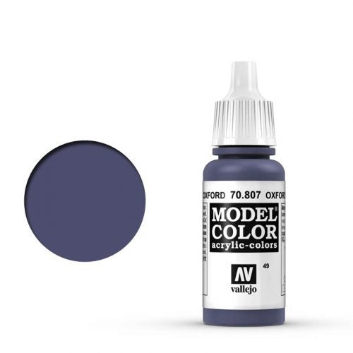 Vallejo Model Color: 049 Oxford Blau (Oxford Blue), 17 ml (807)