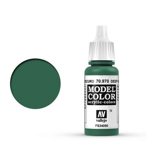 Vallejo Model Color: 072 Deep Green, 17 ml (970)