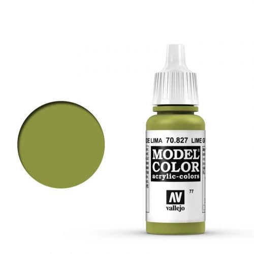 Vallejo Model Color: 077 Lindgrün (Limegrün), 17 ml (827)