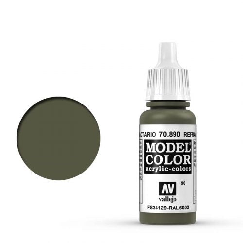 Vallejo Model Color: 090 Olivgrün (Refractive Green), 17 ml (890)