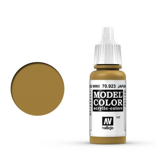 Vallejo Model Color: 117 Uniform Japan (Japan Uniform WWII), 17 ml (923)