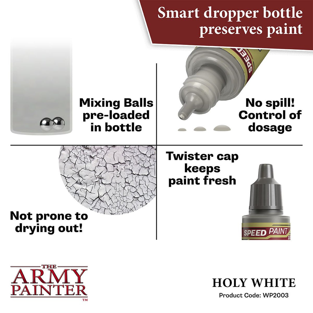 Speedpaint 2.0: Holy White 18ml (WP2003) Greyish White