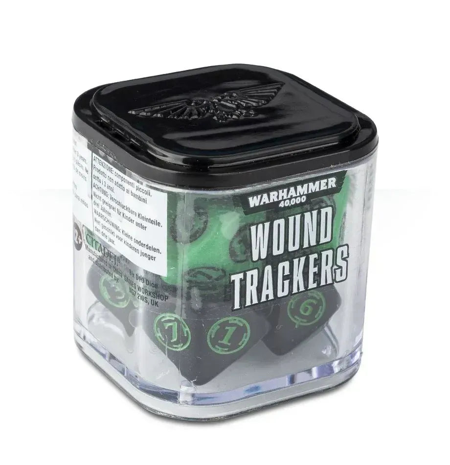 Warhammer 40,000 Wound Trackers (40-47) (Wound Markers - Ten-Sided Dice (D10))