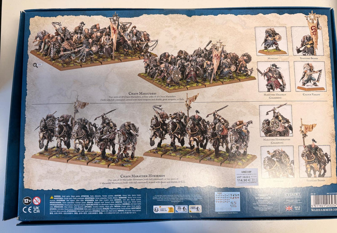 The Old World - Warriors of Chaos: Chaos Marauders Army Reinforcement Set (08-18)