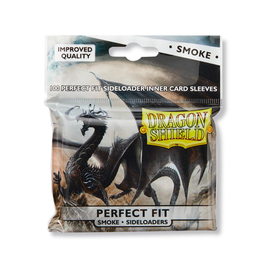 Dragon Shield Perfect Fit Sideloading Card Sleeves - Standard Size (100) - Clear/Smoke