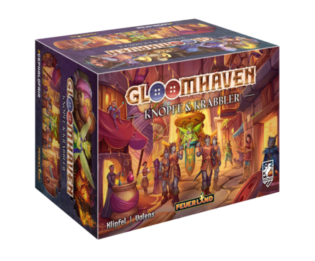 Gloomhaven "Knöpfe &amp; Krabbler" Feuerland-Spiele | DE - Version | OVP | Boneshop