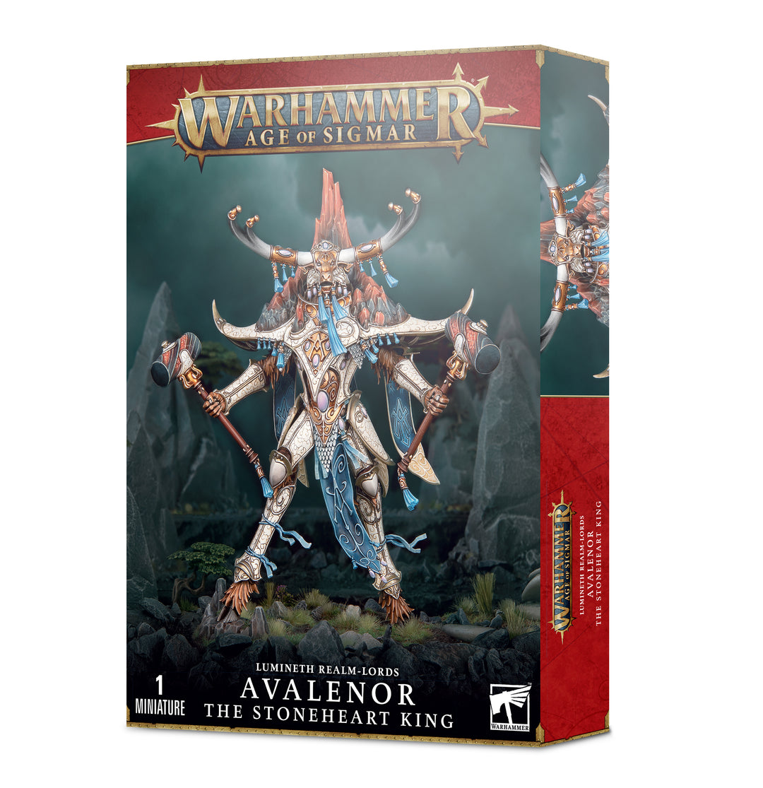 Lumineth Realm-Lords : Avalenor The Stoneheart King (87-56) (Alarith Spirit of the Mountain)